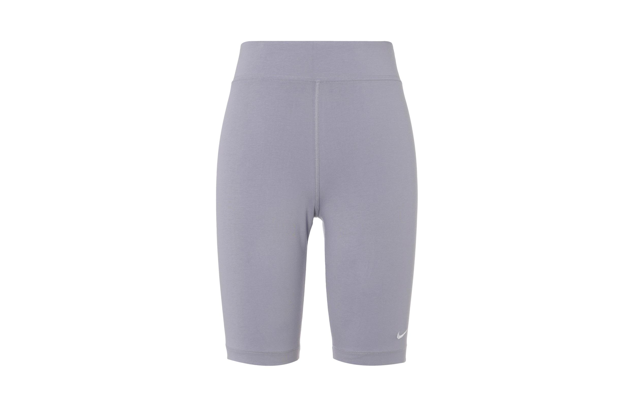 Nike Sportswear Essentials Workout Shorts Women s Mist Gray Blue CZ8527-519 S