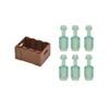 MOC City Building Blocks Character Scene Creative Accessories Mini Brick Color Wine Bottle Reagent Bottle Set Box Toy Gift X007