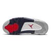 Air Jordan 4 Retro GS Midnight Navy Kids Sneakers White Light-Smoke-Grey Fire-Red 408452-140
