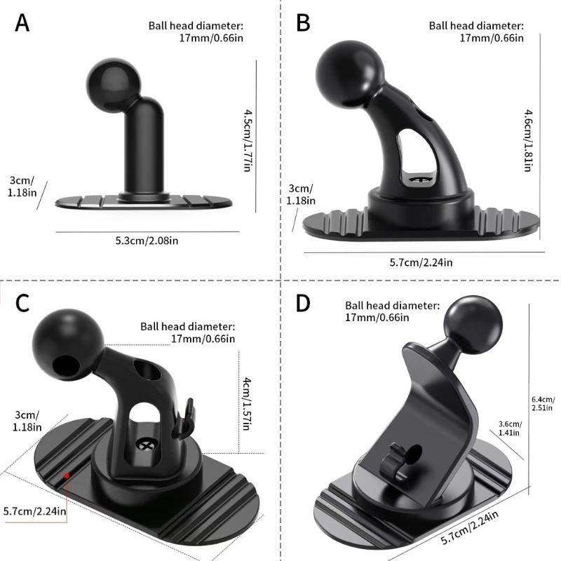 Car Phone Mount Holders with Quick Pressing  Installation & 360 Degree Quick Stick Car Phone Holders for Dashboard Windshield