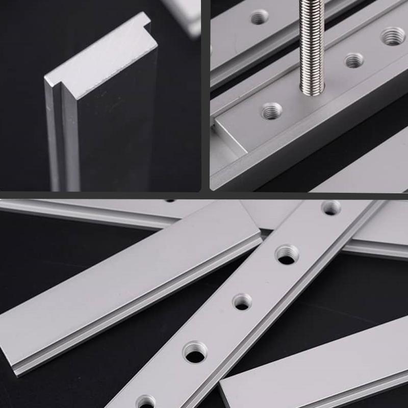 1Pc 450mm T-Slider for T-Slot, M6/M8 T-Track Slider Sliding Nut Aluminum T Slot Nut for Woodworking Tool Jig Screw Slot Fastener