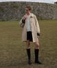 DEHEVE Point Half Trench Coat [Beige]