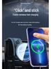 Magnetic 15W Wireless Car Charger with Bendable Dashboard Phone Holder