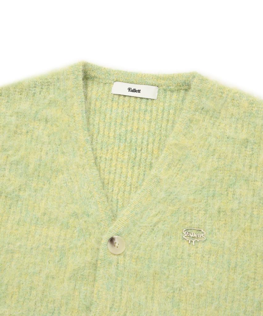 Fallett Mohair Knit Cardigan Mint