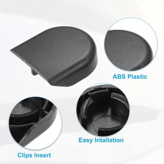 Pack(2) Front Windshield Wiper Arm Nut Cover Cap Fit for Toyota C-HR 2018-
