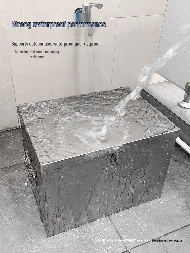 Multifunctional Stainless Steel Lockable Hardware Toolbox