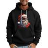 Men's Christmas Print Color Block Hooded Casual Sports Comfort Sweatshirt