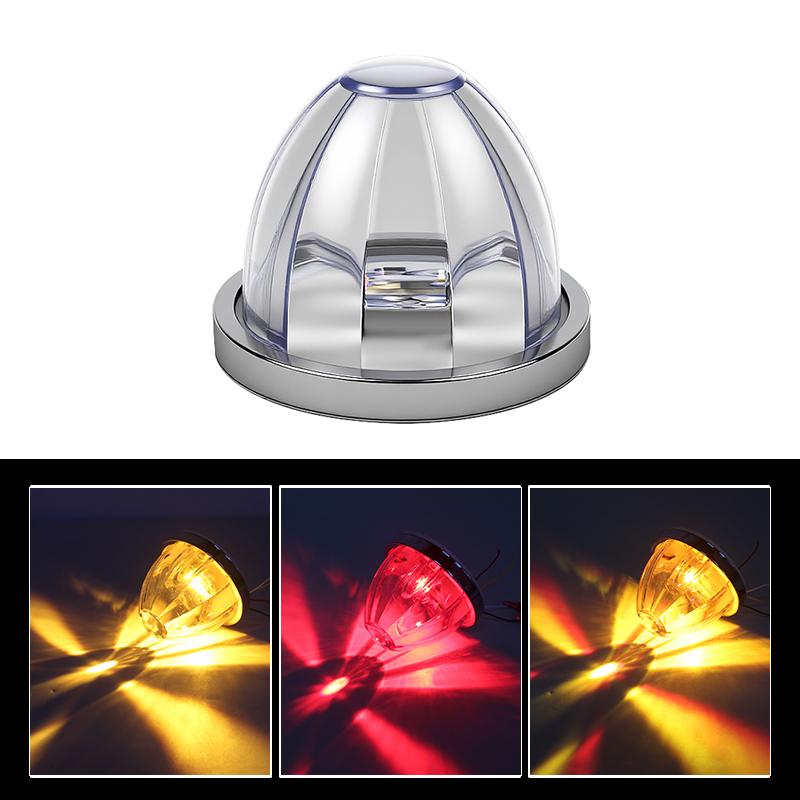 LED Lorry Truck Side Lights Watermelon Lights LED Turn Signal Emergency Lamp Trailer Side Marker Clearance Light 12V 24V for Car