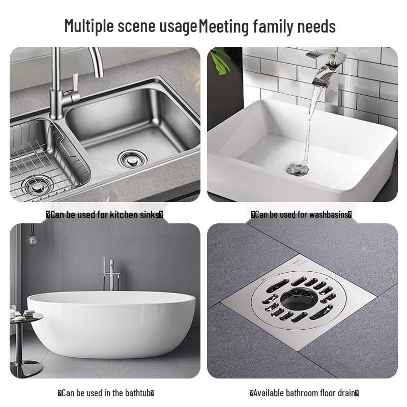 KATEI STORY Silicone Floor Drain Anti-Odor Mat