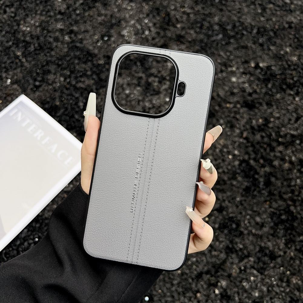 

Leather mid-line Ultimate design phone case For Xiaomi 15T Pro Mi 15t Slim Protect Cover xiaomi 15T Pro