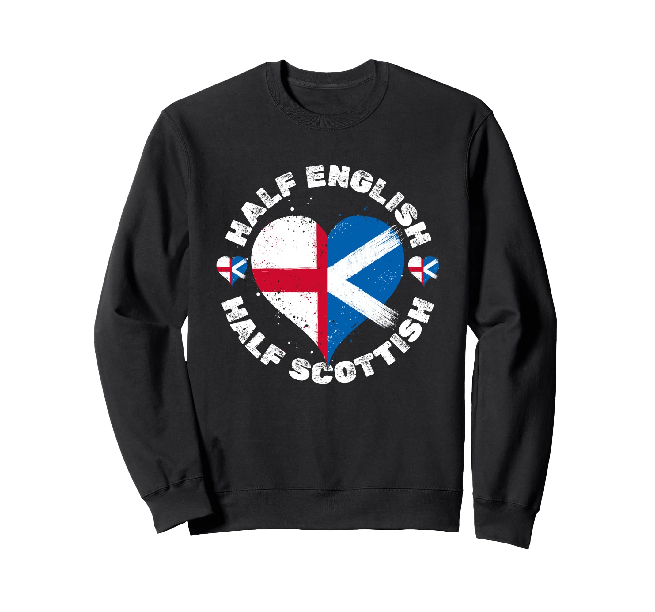 

Vintage England Scotland Flag Sweatshirt for Proud English Scotland [Scottish English] чорний