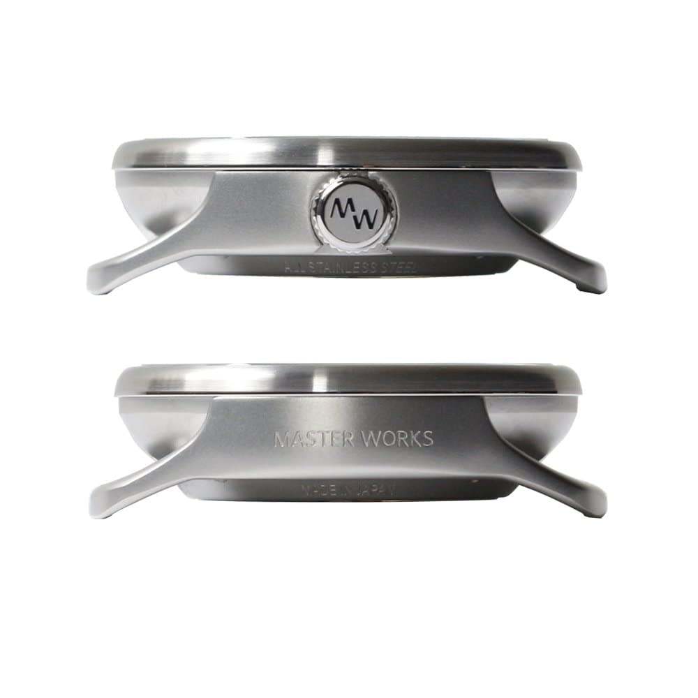 MASTER WORKS Quattro001 MW08SI-FDBKG8 Men's Automatic Watch with Open Heart Skeleton, 41mm, Leather Strap