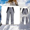 Insulated Ski Pants, Comfortable, Windproof And Warm Men's Winter Snow Pants for Hiking,