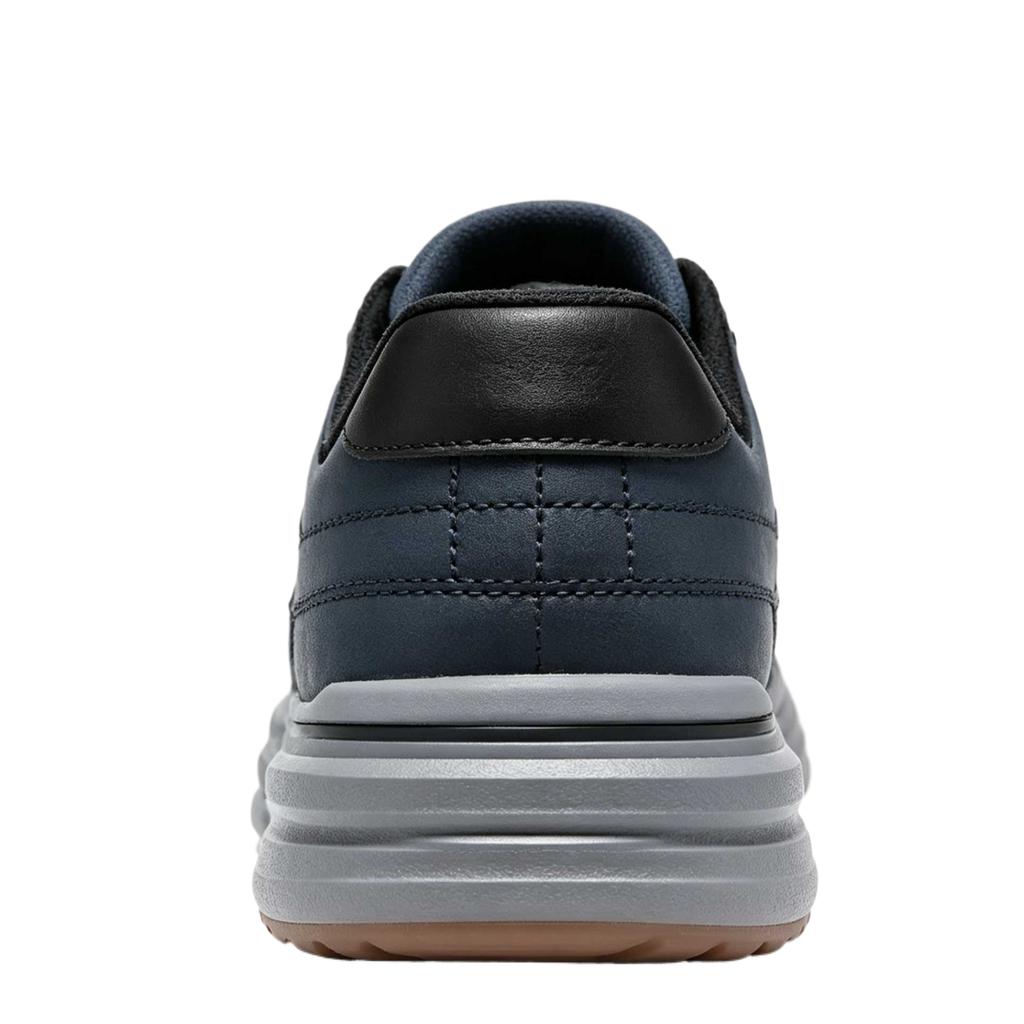 Skechers Mens USA Street Wear Synthetic Leather Lace-Up Thick Sole Soft Comfortable Low-Top Skate Shoes Men Sneaker 211394-NVY