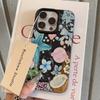 Watercolor Tropical Coconut Palm Floral Pattern Design Protective Cover for iPhone 17 16 15 14 13 12 11 16E Series Pro Max Plus