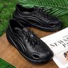 2025 New Men's Summer Solid-color Fashionable and Trendy Thick-soled Clogs for Outer Wear Mens Shoes Sandals Sandals Men