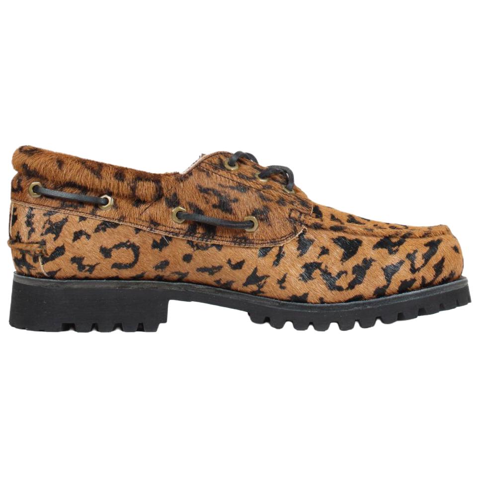 Timberland X Wacko Maria 3-Oko Klasické Lugs Pohodlný Střih Lodní Boty Pánské Teniska Hnědá Leopard A44YF-AHC