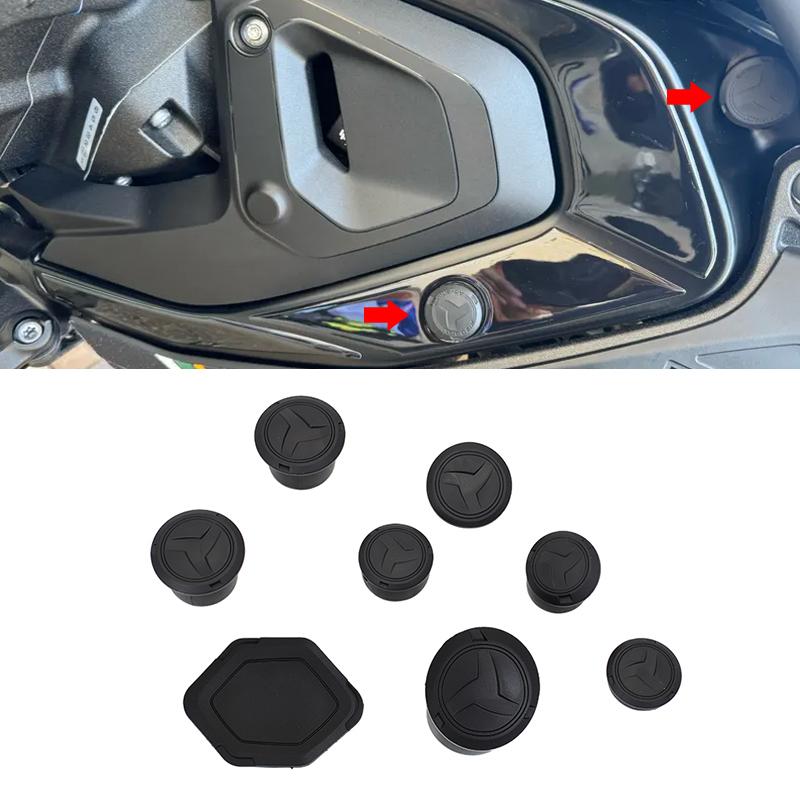 R1300GS Motorcycle Frame Hole Cover Caps Plug Decorative Frame Cap Set For BMW R 1300 GS R 1300GS ADVENTURE ADV 2024 2025