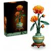 Phalaenopsis Potted Flower Bouquet Girls Small Particle Assembled Building Block Toys