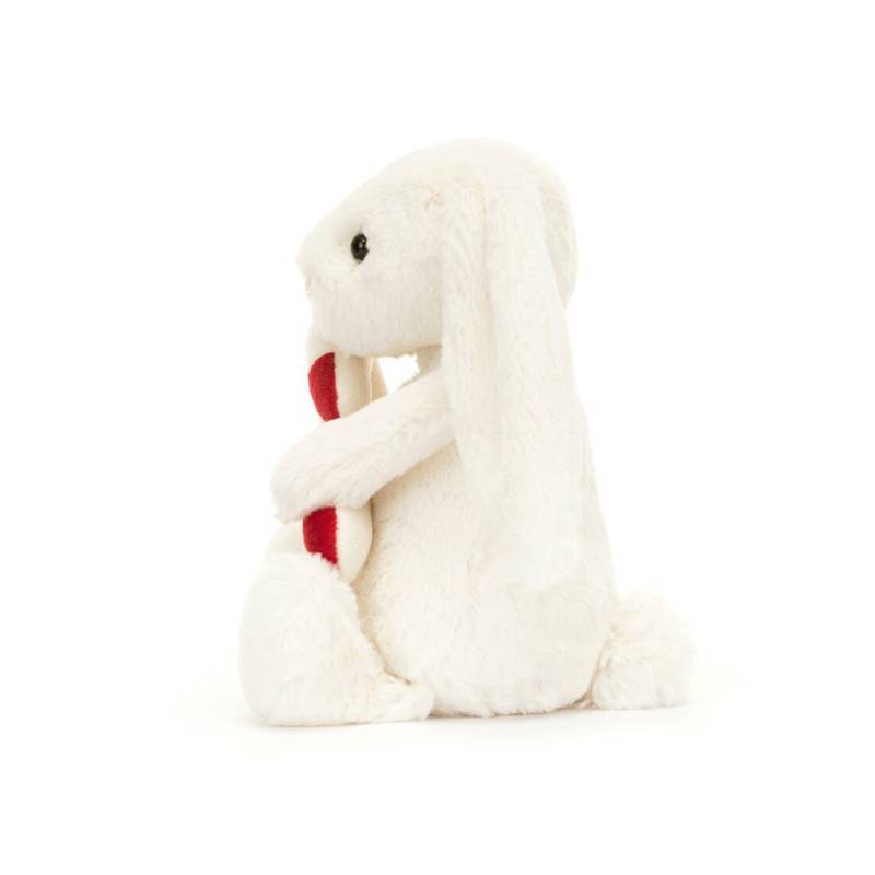 Bunny Bashful With Candy Cane Plush Doll Stuffed Animal Playroom Gifts Decor