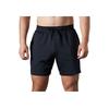 Under Armour Solid Color Breathable Woven Lace-Up Sports Shorts Men shorts Black 1390439-001