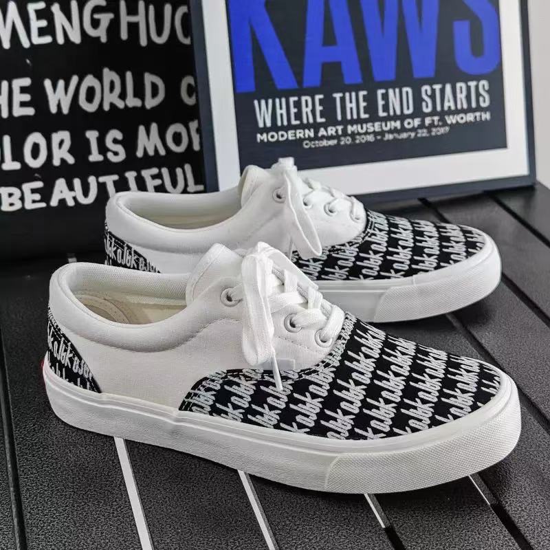 Sizes 35-44 Unisex Shoes Fashion Breathable Canvas Shoe Casual Men's Shoes Outdoor Shallow Sports Shoes for Women Vulcanize Shoe