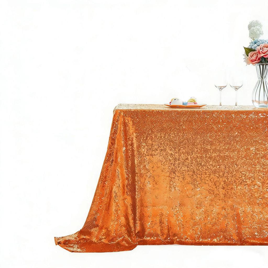 Sequined Tablecloth for Weddings, Banquets, and Parties - Rectangular Large Decoration