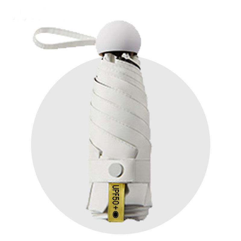 50% Reducere Umbrelă Mini Ultralight de Soare pentru Femei - Compactă, Portabilă, Design Capsulă Pliabilă
