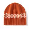 Cashmere Hat Women's Fair Island Knitted Wool Hat Autumn and Winter Ear Protection Cold Hat Premium Sense