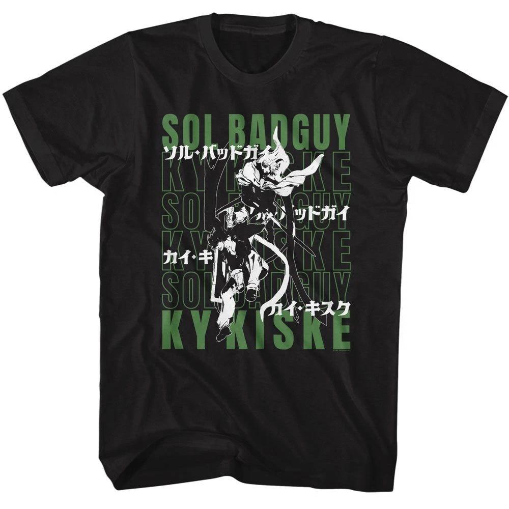 Guilty Gear Sol Badguy And Ky Kiske Black Gaming  Children s T-shirt 110