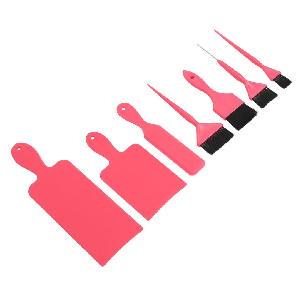 7pcs Hair Dye Tool Set Balayage Board Coloring Brush Hair Highlighting Paddle Brush Tools Hair Salon