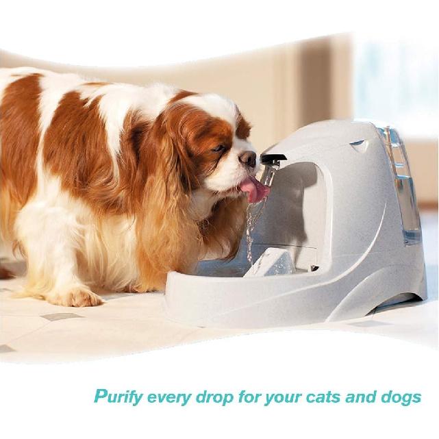 Water Fountain Filter Compatible with Drinkwell Platium Charcoal Pet Dog Cat Fountain Filters Replacement 12 Pack - Hiwater