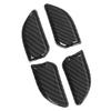 4pcs Carbon Fiber Style Inner Door Handle Bowl Cover Interior Door Bowl Trim Replacement for 3 Series E46 1998‑2004