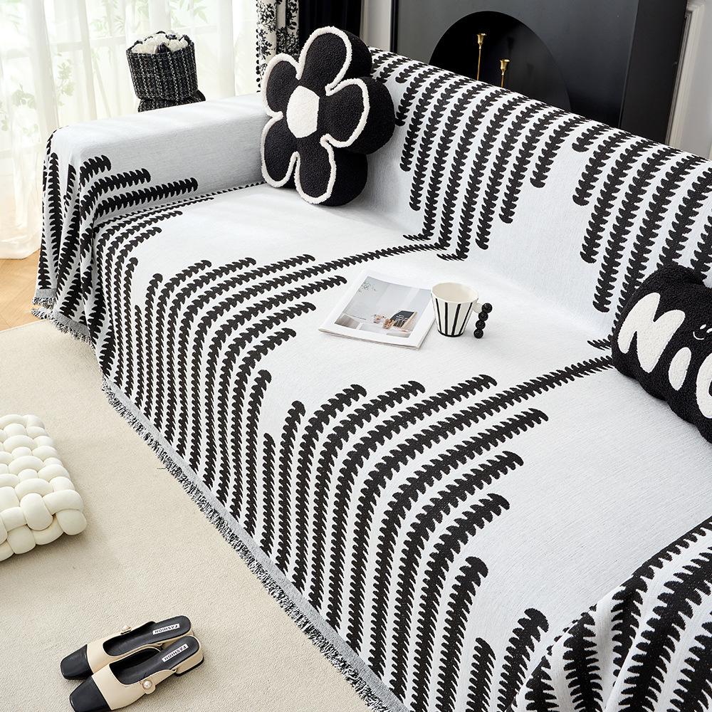 Chenier Sofa Towel Cover, Simple and High-end One-piece Sofa Cushion Cover Blanket, All-inclusive Sofa Cover for All Seasons