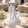 Cake Statues Crafts Bride And Groom Statues Wedding Desktop Figurine  Weddings Anniversaries Gift