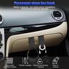 Universal Car Glove Box Organizer with Hooks -  Synthetic Faux Fur, Non-Destructive Installation, Strong Load-Bearing Capacity