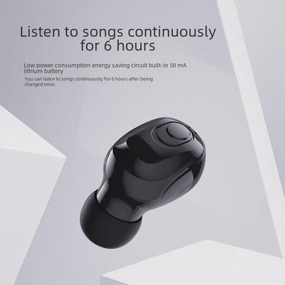 Auricolare Bluetooth TWS monoauricolare wireless invisibile ultra-piccolo transfrontaliero, regalo aziendale.