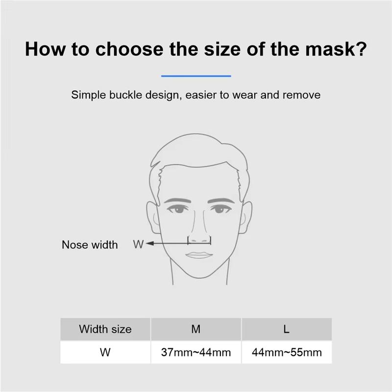 M-Moderna-Maschera CPAP YN-03 Cuscino Nasale Set Cinturino S M L Set Cuscini Per Apnea Notturna Russatori Sostituzione Maschera S