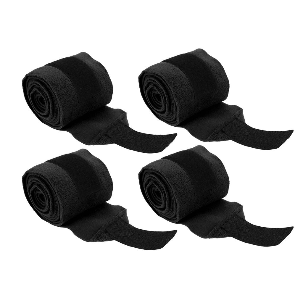 4pcs Horse Leg Wrap Self Adhesive Double Sided Fleece Horse Leg Bandages for Training Exercising