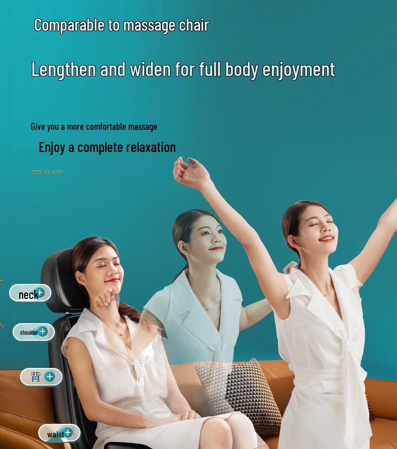 Full Body Multifunctional Electric Massage Cushion for Back, Waist, Legs, and Feet
