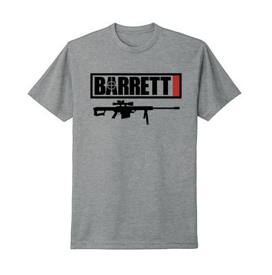 Barrett Ammunition Waffen Schusswaffen Logo Unisex Grau T-Shirt Unisex T-Shirt