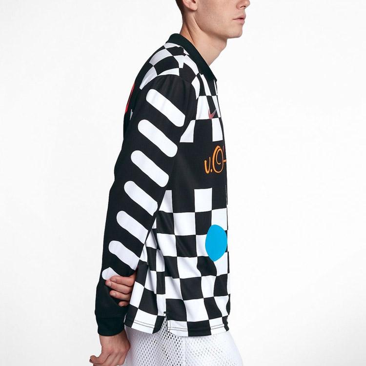 Nikelab x Off-White Mercurial NRG X Football Jersey Black Men Tops AO1217-010