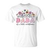 Dada Of The Little Wildflower Pink Floral Birthday Girl T-Shirt