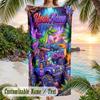 Dinosaur Theme Beach Towel Personalized Custom Name & Text Soft Quick Dry Beach Towel for Swimming Travel