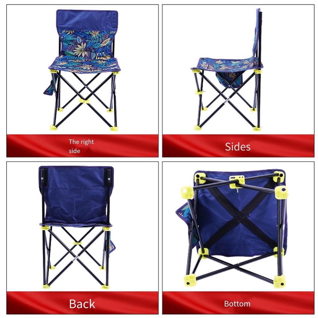 Convenience Folding Chair Outdoor Fishing Chair Light Weights Portable Camping Stool for Hiking and Backpacking