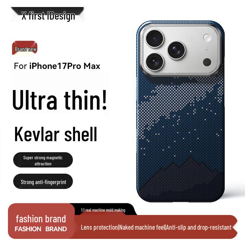 

Xianyan MagSafe Чохол для iPhone з Арамідного Вуглецевого Волокна iPhone 17 Pro Max