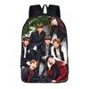 Zaino Scolastico Kpop Bangtan per Ragazzi Zaino Studente Borsa per Libri Bts Borsa a Spalla Suga Jin