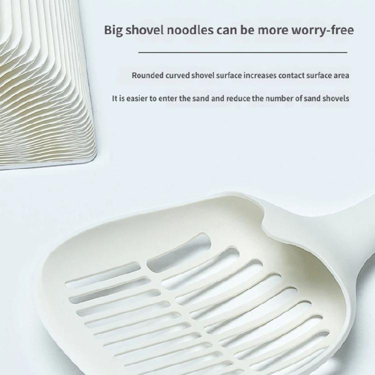 Quick Clean Cats Litter Scoops with Large Surfaces MultiHole Design for Fast Sifting Efficiency Cats Cleaning Shovel
