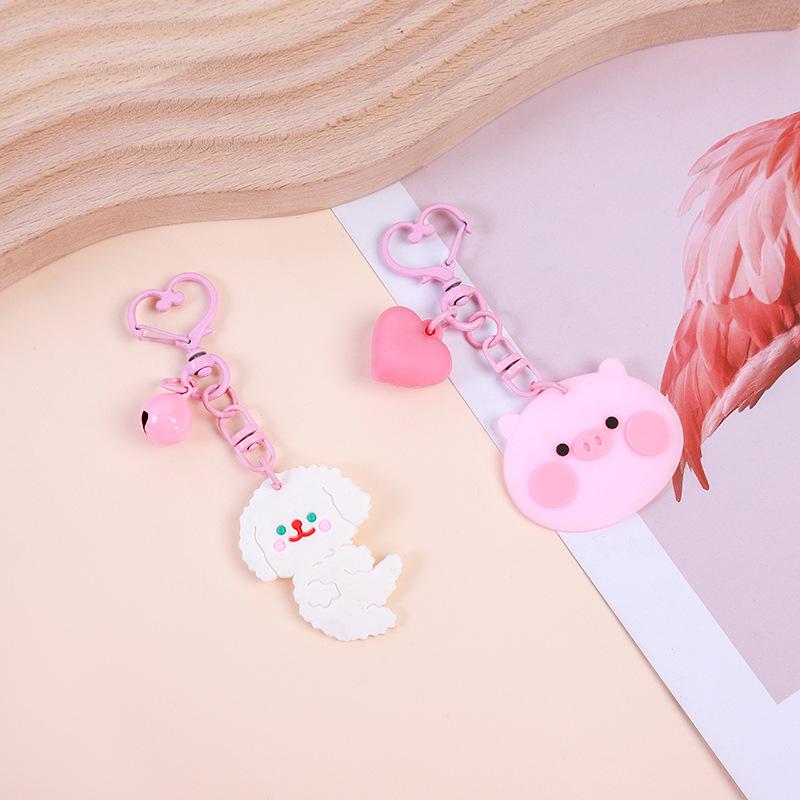 Smiley Face Emoji Bag Charms - Mini Yellow and Poop Emojis