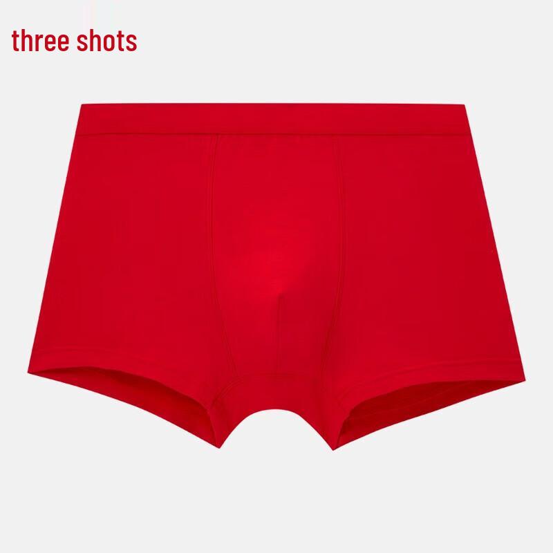 Sanqiang Men's Auspicious Red Boxer Briefs
